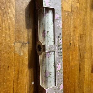 Vintage Vassarette Coquette Draw Liner Floral Powder Fragrance 41”x17.5”